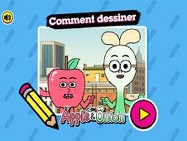 Apple and Onion Drawing Tutorial